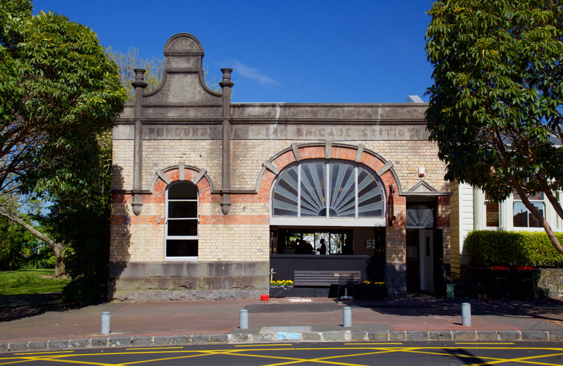 The original fire station on St Mary’s Road, built in 1902, now housing Mary’s café.