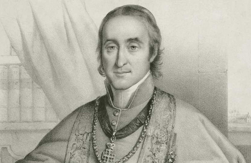 Bishop Jean Baptiste Francois Pompallier, 1807-1871. Sir George Grey Special Collections, Auckland Libraries.