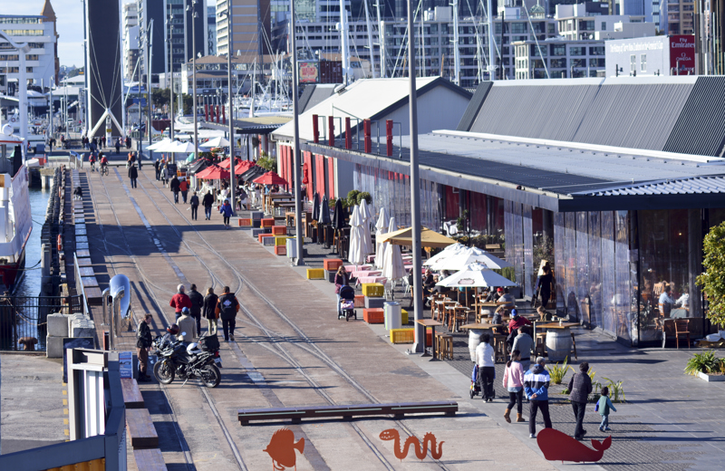 Wynyard Quarter offers great dining, markets, a playground for the kids, outdoor cinema in the summer and the fish markets.